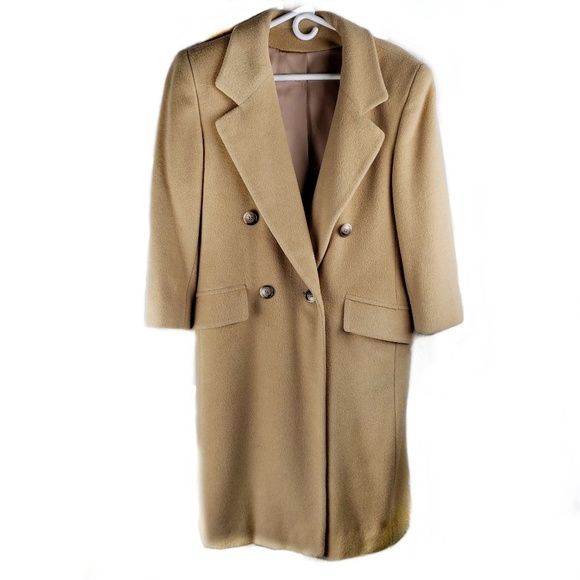 Saks Fifth Avenue Jackets & Blazers - Saks Fifth Avenue Regal Camel Hair Coat VTG size 4